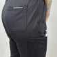 Women's High Waisted Jogger Scrub Pants - Charcoal