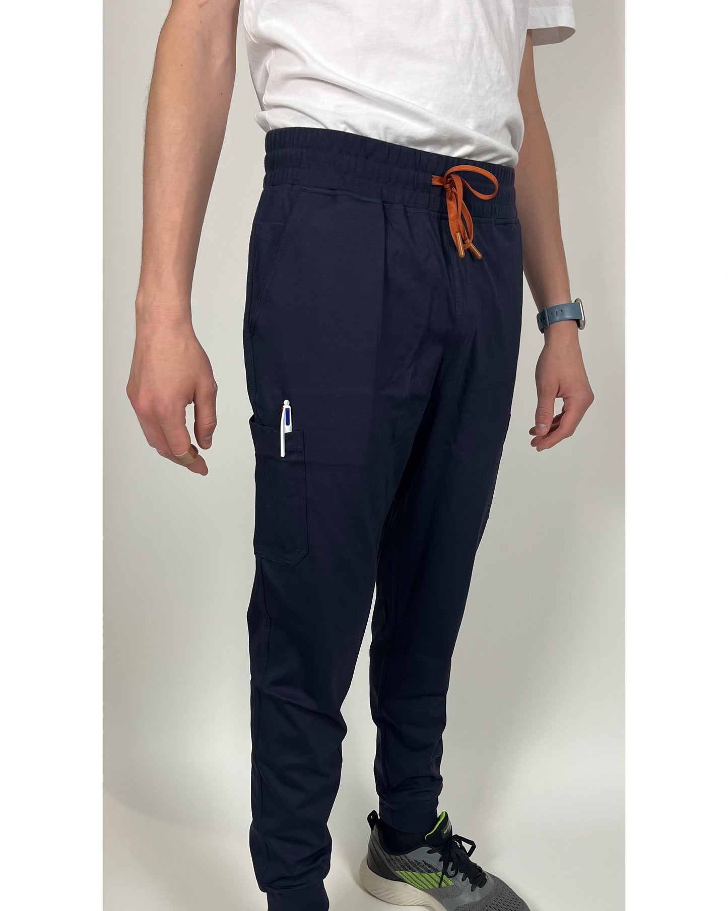 Men’s Jogger Scrub Pants - Navy Blue