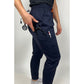 Women’s High Waisted Jogger Scrub Pants - Navy Blue