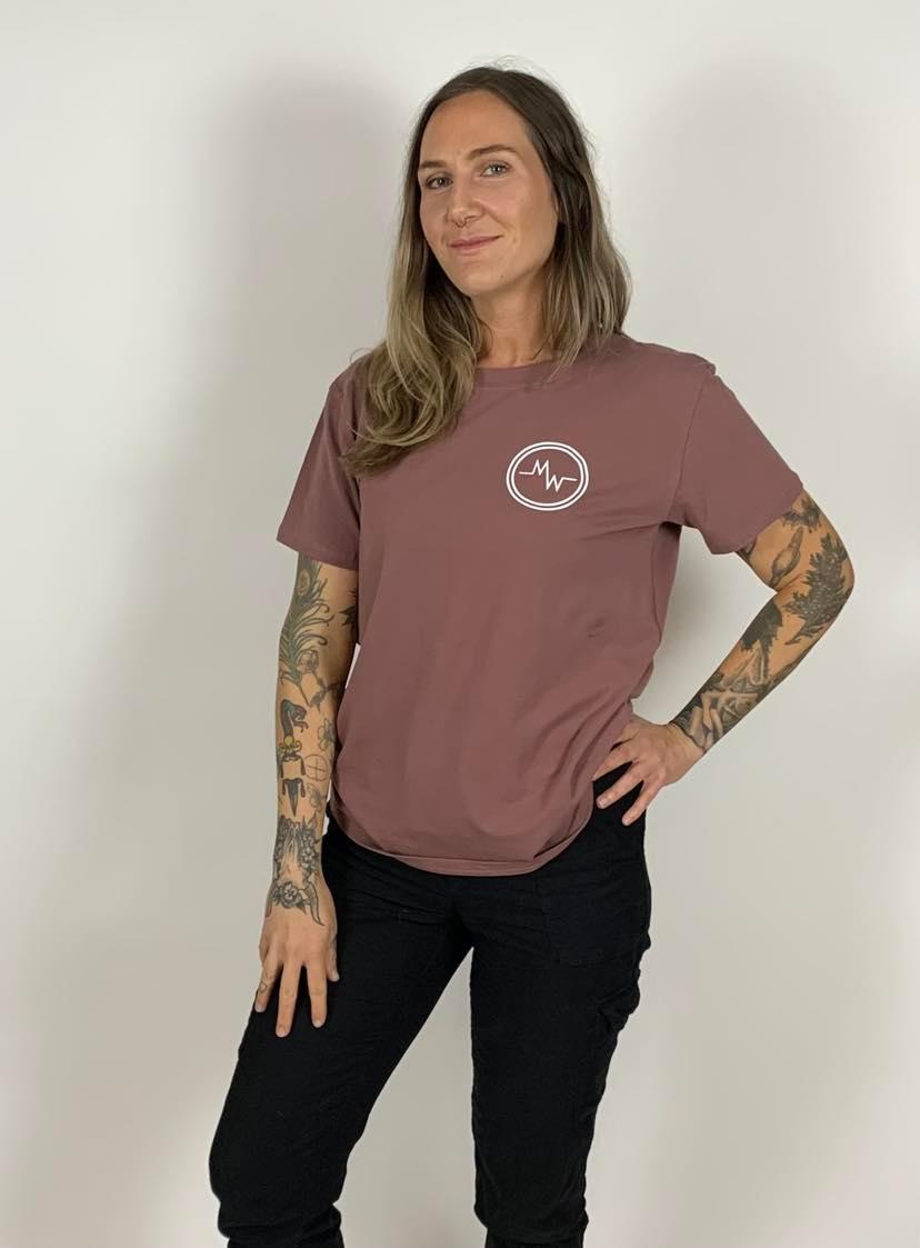 Deep Mauve Tee