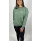 Unisex Sage Green Crewneck Sweatshirt